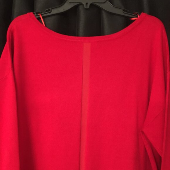 NWT Tint & Shadow red tunic sweater 1X - Picture 8 of 10